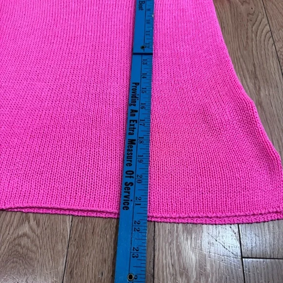 H & M Divided Hot Pink V-Neck Knit Top - Picture 10 of 11
